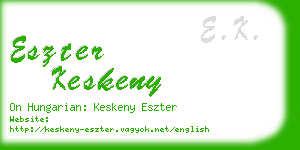 eszter keskeny business card